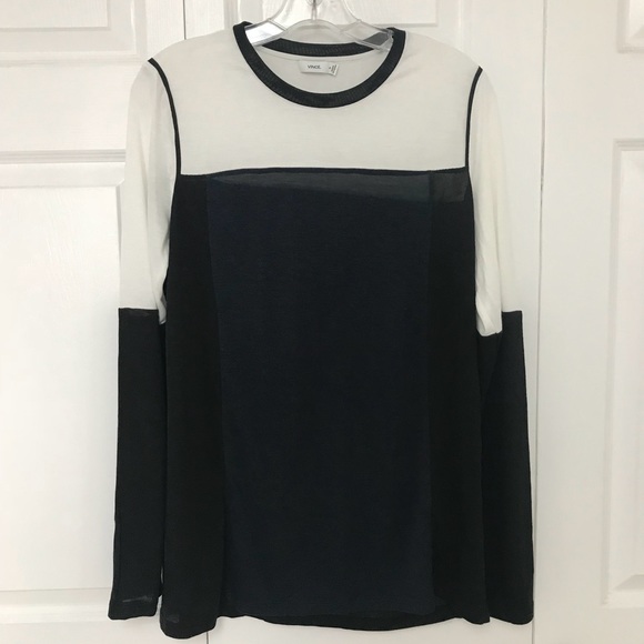 NWT Vince color block top - Picture 1 of 4